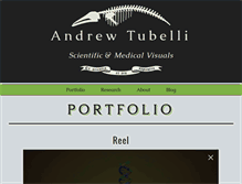Tablet Screenshot of andrewtubelli.com